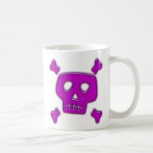 Purple Skull Coffee Mug