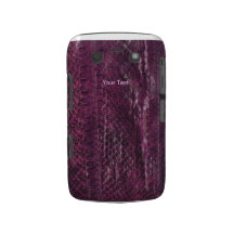 Purple Snakeskin Blackberry Case