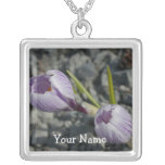 Purple Spring; Customisable Pendant