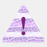 purple stripe sticker