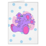 Purple Stuffed Elephant