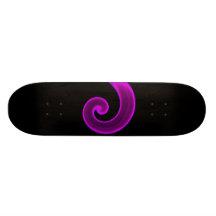 Purple Swirl Custom Skateboard