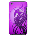 Purple Tribal Phoenix Barely There iPod Case