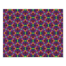 Purple Tulip Fractal Patterned Art Photo