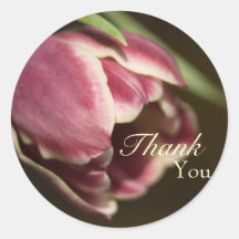 Purple Tulip • Thank You Sticker