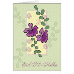 Purple Vines - Eid al-adha Greeting Cards