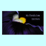 Purple Viola Macro Business Card business cards