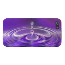 Purple Water Drop iPhone 5 Case