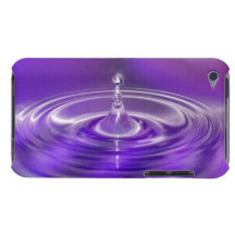Purple Water Drop iPod Case-Mate Cases