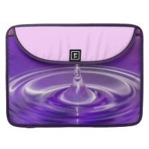 Purple Water Drop Sleeve For MacBook Pro