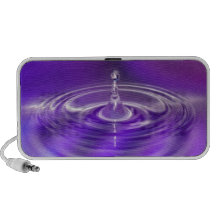 Purple Water Drop Travel Speaker