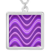 purple wave abstract jewelry