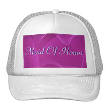 Purple Waves Maid Of Honour Trucker Hat