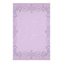Purple Wedding Personalized Stationery