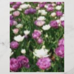 Purple/White Flowers Personalized Flyer