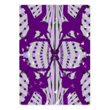 "Purple X" Chubby Card Business Card Template