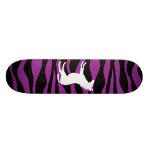 Purple Zebra Skateboard