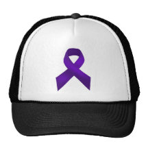 PurpleAwarenessRibbon.jpg Trucker Hats