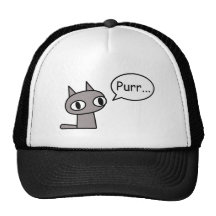 Purring Cat Mesh Hat