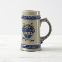 Purves Coat of Arms Stein - Family Crest Coffee Mug