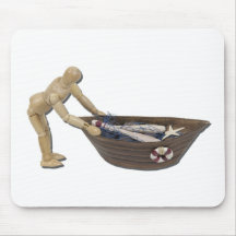 PushingRowboatNets073011 Mouse Pads