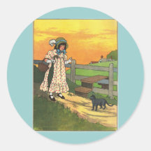 Pussy-cat, pussy-cat, Where have you been? Sticker