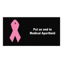 Put an end to medical apartheid personalised photo card