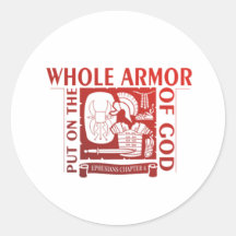 PUT ON THE WHOLE ARMOR OF GOD STICKERS