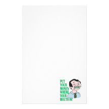 Put Your Money Stationery