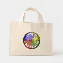 Puzzle Lens 4 colour puzzle piece pinwheel Canvas Bags