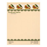 Pygmy Parrot With Fruit and Nuts - Letterhead
