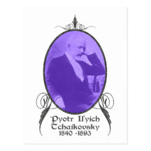 Pyotr Il'yich Tchaikovsky Post Card