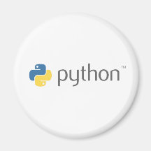 Python Programming Language Fridge Magnet