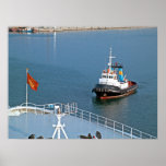 QE2 at Naples Poster