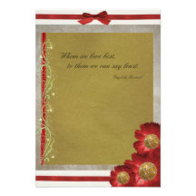 Qoute of Love Invitation