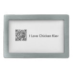 QR Code Belt Buckle
