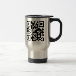 QR Code Travel Mug Template