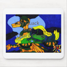 Quack Duck and Quack Coupe Mousepad