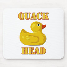Quack Head Mouse Pads