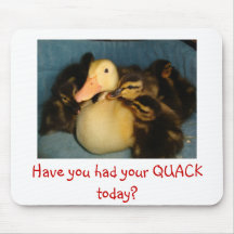 Quack mousepad