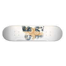 Quebec Flag Skateboard