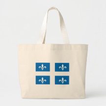 QUEBEC FLAG TOTE BAG