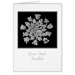 'Queen Anne's Snowflake' Blank Note Card