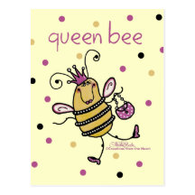 Queen Bee Post Card