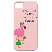 Queen Flamingo iPhone 5 Barely There Case