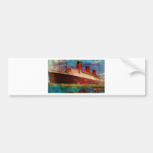 QUEEN MARY 1 BUMPER STICKERS
