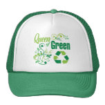 Queen of Green Trucker Hat