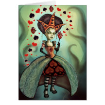Queen of Hearts Card
