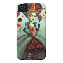 Queen of Hearts Case-Mate iPhone 4 Cases