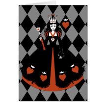 Queen of Hearts Greeting Card